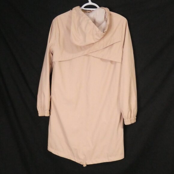 ZARA BASIC | xs - extra small | Hooded Pink Raincoat - Picture 3 of 15